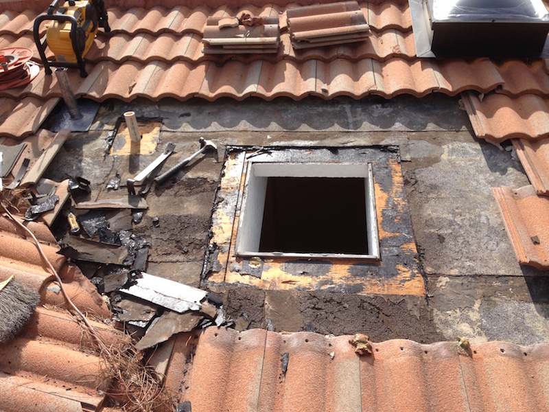 Before / Old Skylight